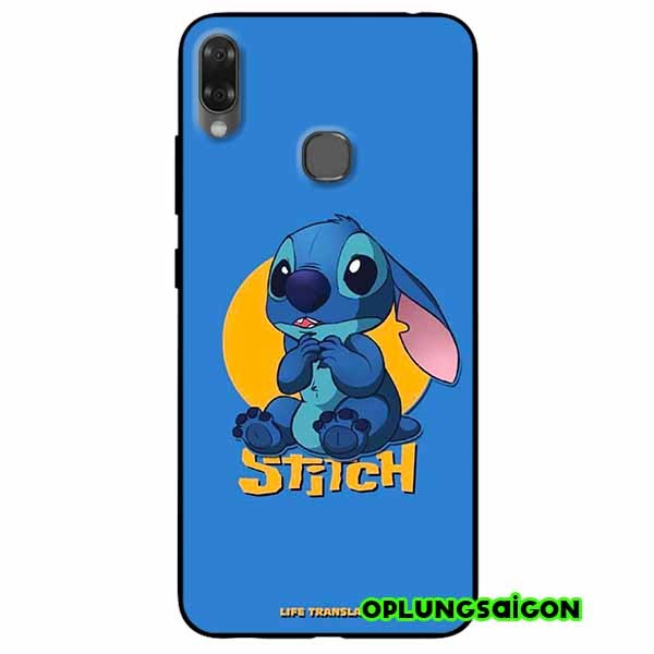 Ốp lưng dành cho Vsmart Joy 1+ mẫu Stitch Nền Xanh