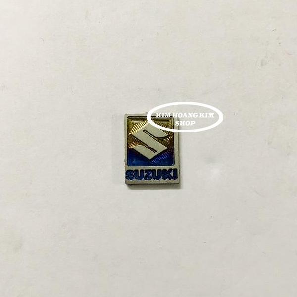 Tem Logo S chất liệu Titanium gắn Raider ,Satria (100% titan)