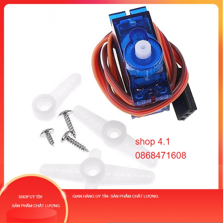 Động Cơ Servo SG90,Có  Góc Quay 180- 360 độ