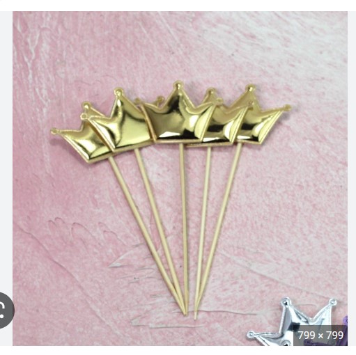Set 5 cái Que cắm vương miện (màu ngẫu nhiên)
