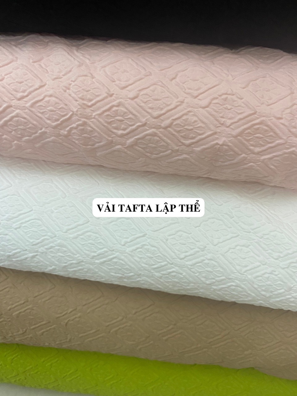 Vải Gấm Tafta Lập Thể