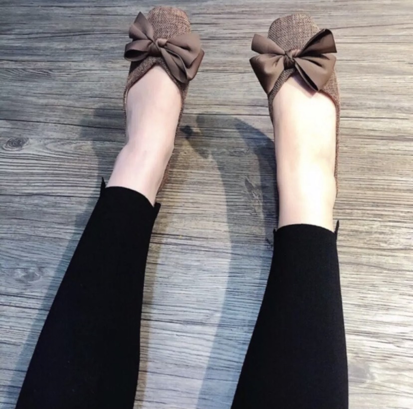 Giầy bệt Giầy búp bê Giầy nơ