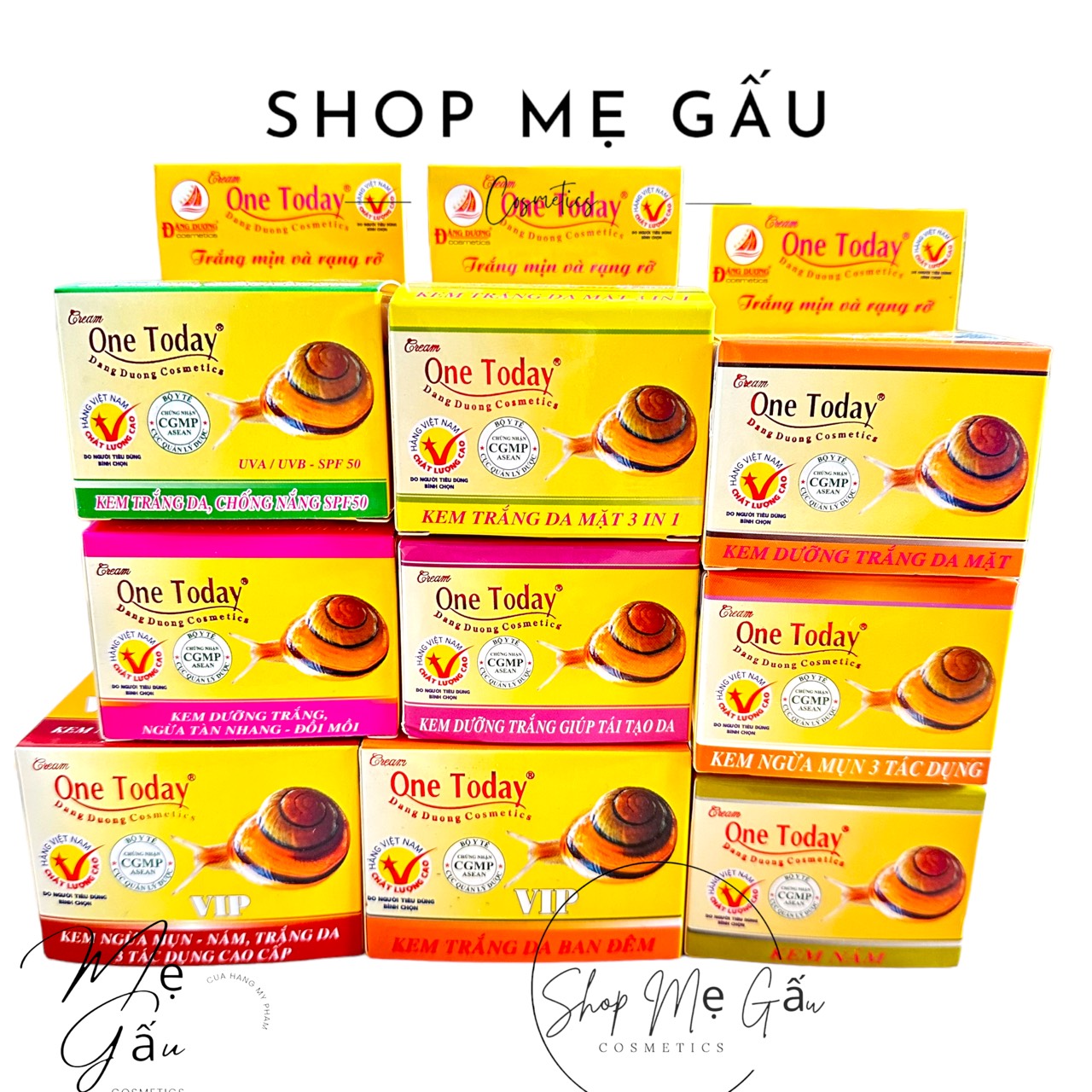 Kem  ốc sên One Today 8g (đủ loại)