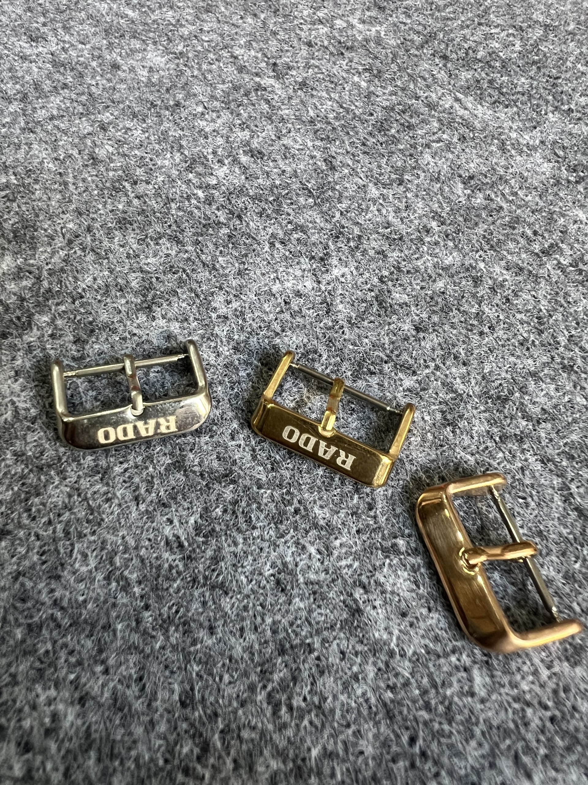 Khoá đồng hồ rado màu vàng - vàng hồng - trắng size 16 18 20 22