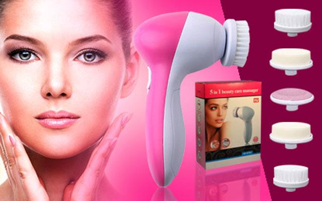 [HCM]Máy massage rửa mặt mini 5in1 BEAUTY CARE AE-8782