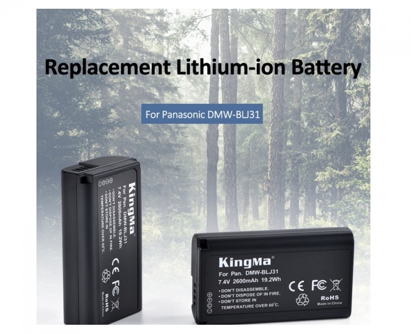 Pin máy ảnh Kingma cho DMW-BLJ31
