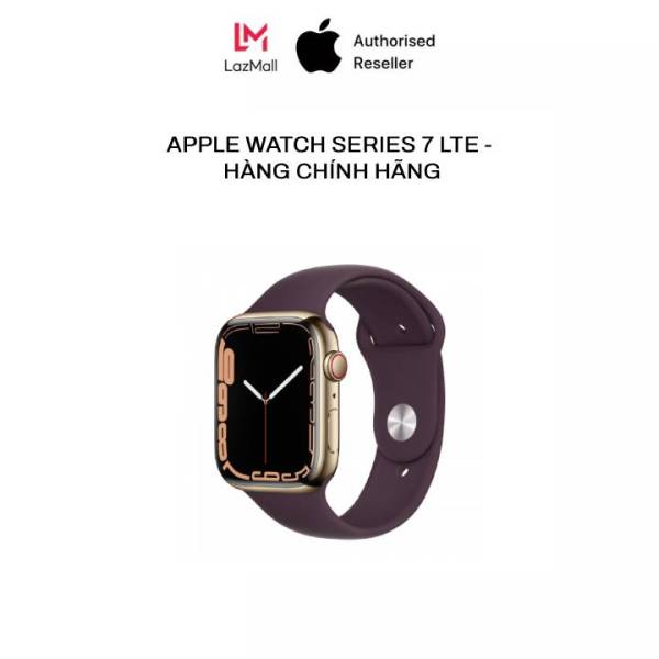 Apple Watch Series 7 41mm LTE bản viền thép-Hàng Chính Hãng