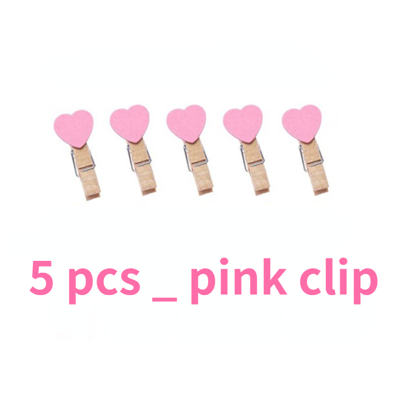 5/10pcs wooden Photo clips for home decoration Clip Light DIY Gift for Birthday Holiday Festival Party Book Clip Food Bag Clip File Clip 4 colors for attaching photos, room decoration, 3.5x0.7cm