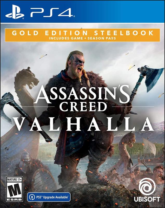 [PS4-US] Đĩa game Assassin Creed Valhalla Gold Steelbook Edition - PlayStation 4