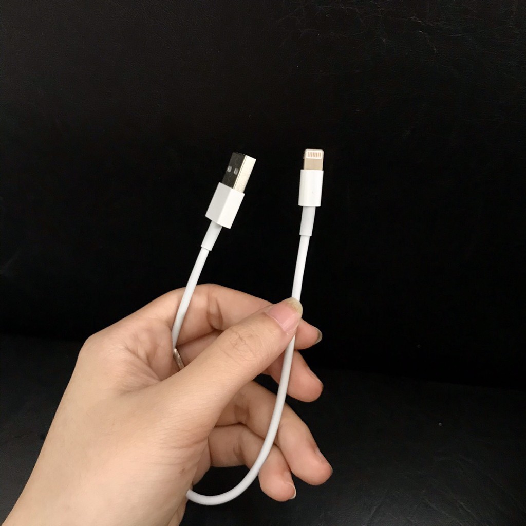 Cáp ngắn sạc dự phòng iPhone hàng chuẩn bảo hành 6 tháng