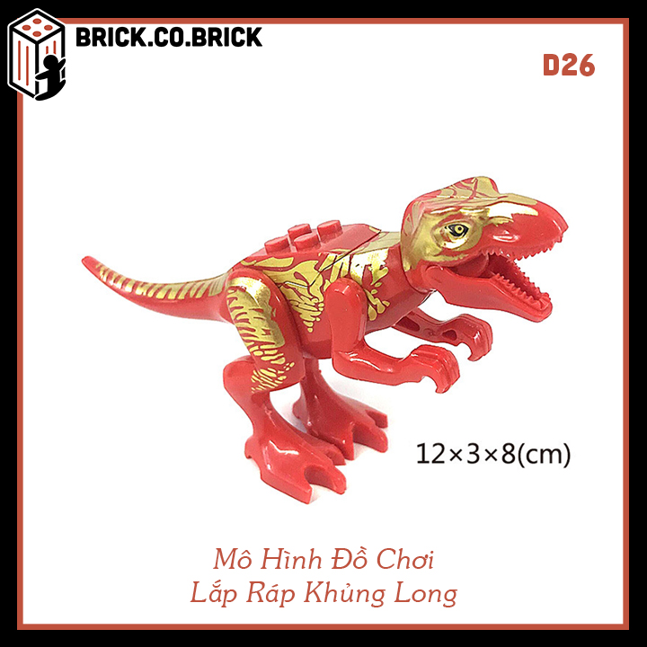 Khủng Long Đồ Chơi Lắp Ráp Mô Hình Khủng Long Dinosaur Jurasic World Động Vật JM032-JM036