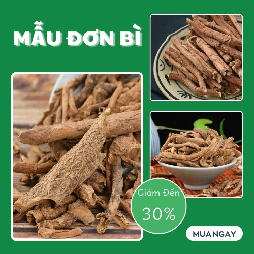Mẫu đơn bì khô túi nhỏ 100gram - Thảo Dược Tấn Phát - Hàng sạch thơm cao cấp