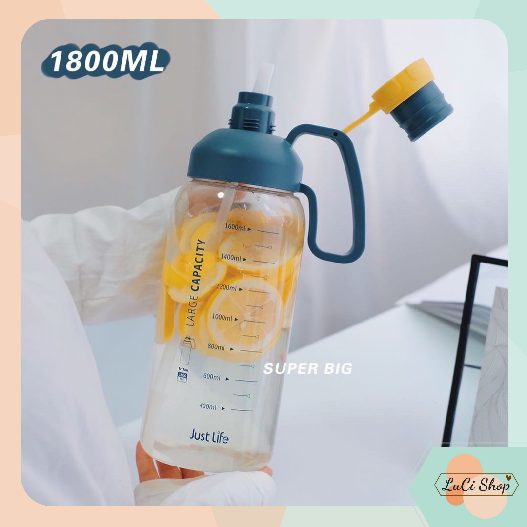 Bình Nước Siêu Bự 1800ml Lucishop