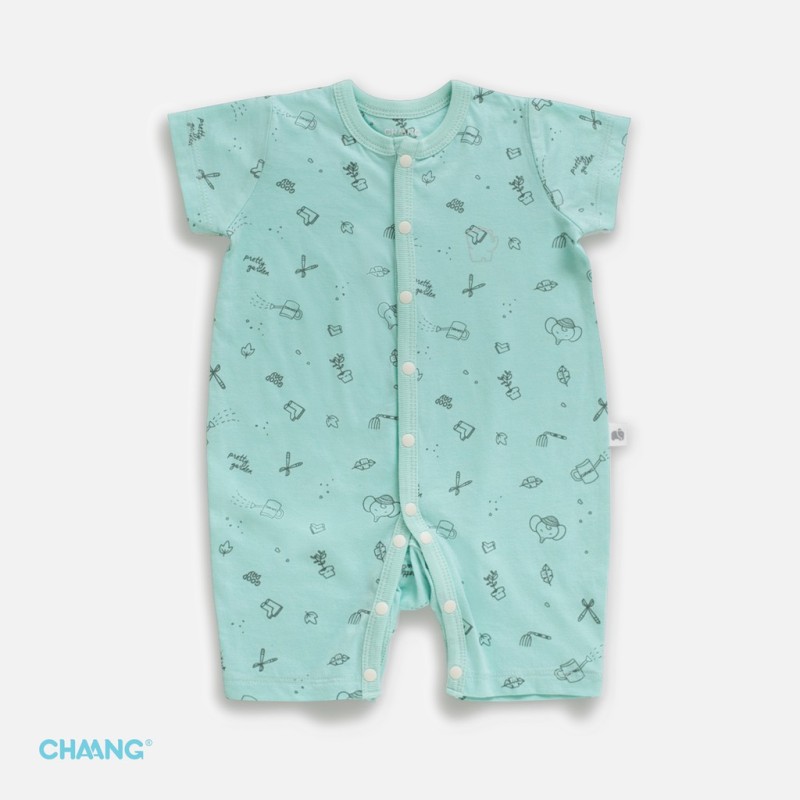 Nơi bán Bodysuit cúc giữa CHAANG garden xanh