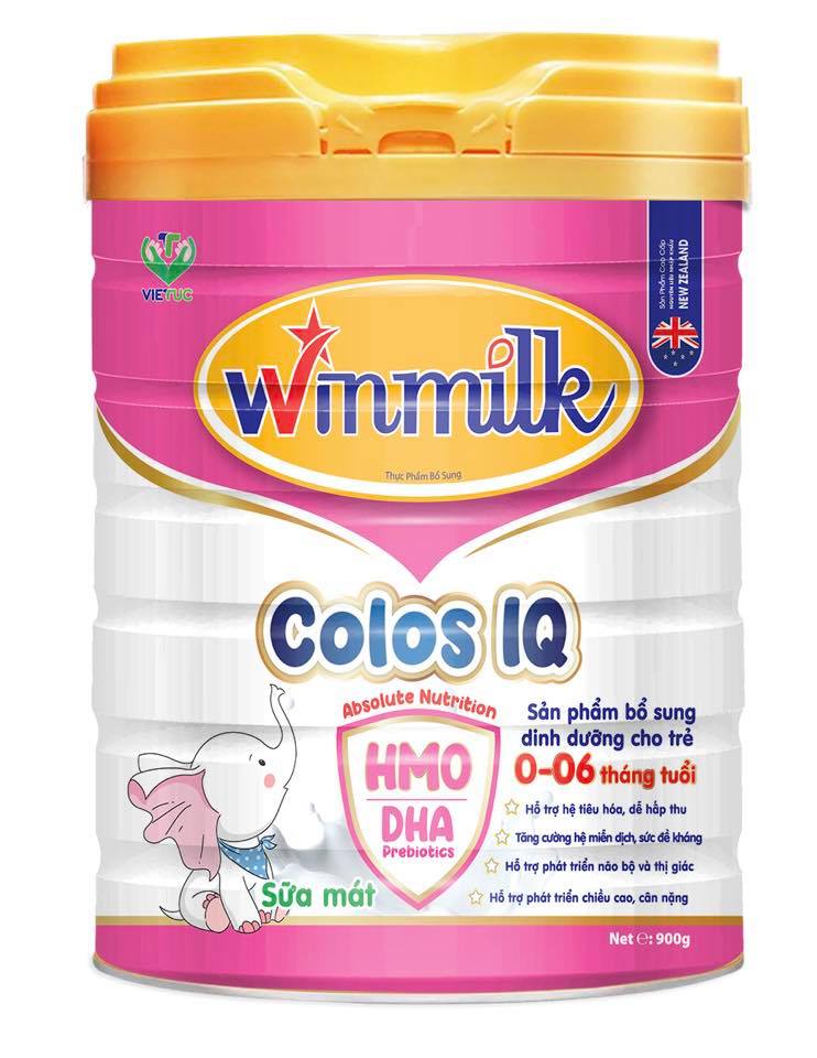 Sữa bột winmilk colos IQ Bổ sung dinh dưỡng phát triển toàn diện cho trẻ
