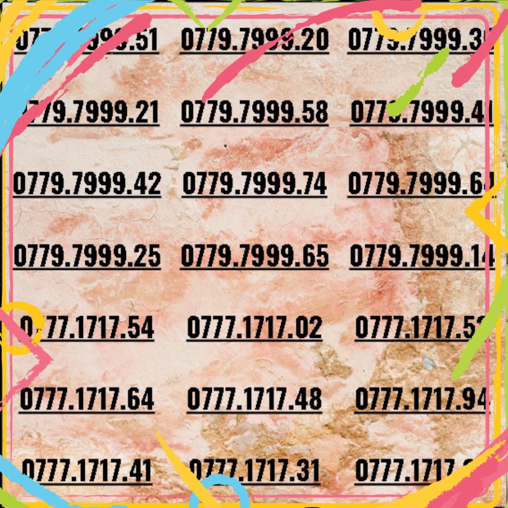 [HCM]Sim phong thủy cực đẹp đã chọn lọc kĩ lưỡng