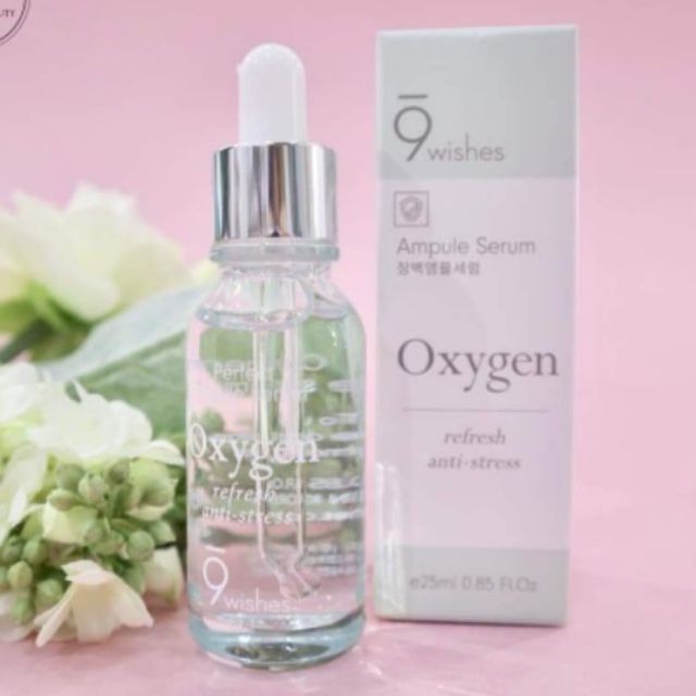 TINH CHẤT TRẺ HÓA DA 9WISHES EXTREME OXYGEN AMPULE SERUM