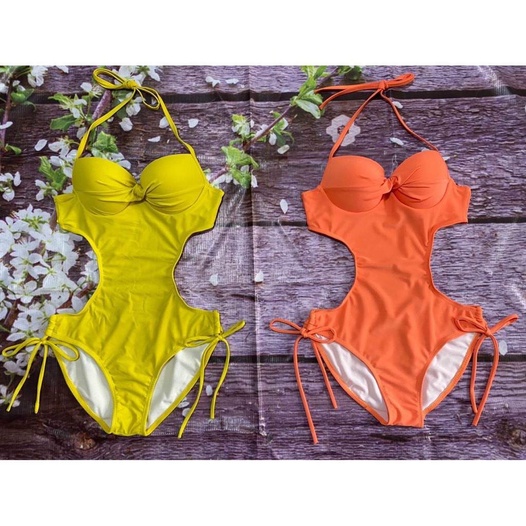 Bikini đồ bơi đi biển một mảnh liền thân cánh én secxy nhiều màu oderi kg155