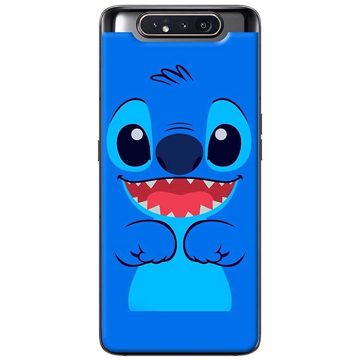 Ốp lưng dành cho Samsung Galaxy A80 mẫu Stich xanh