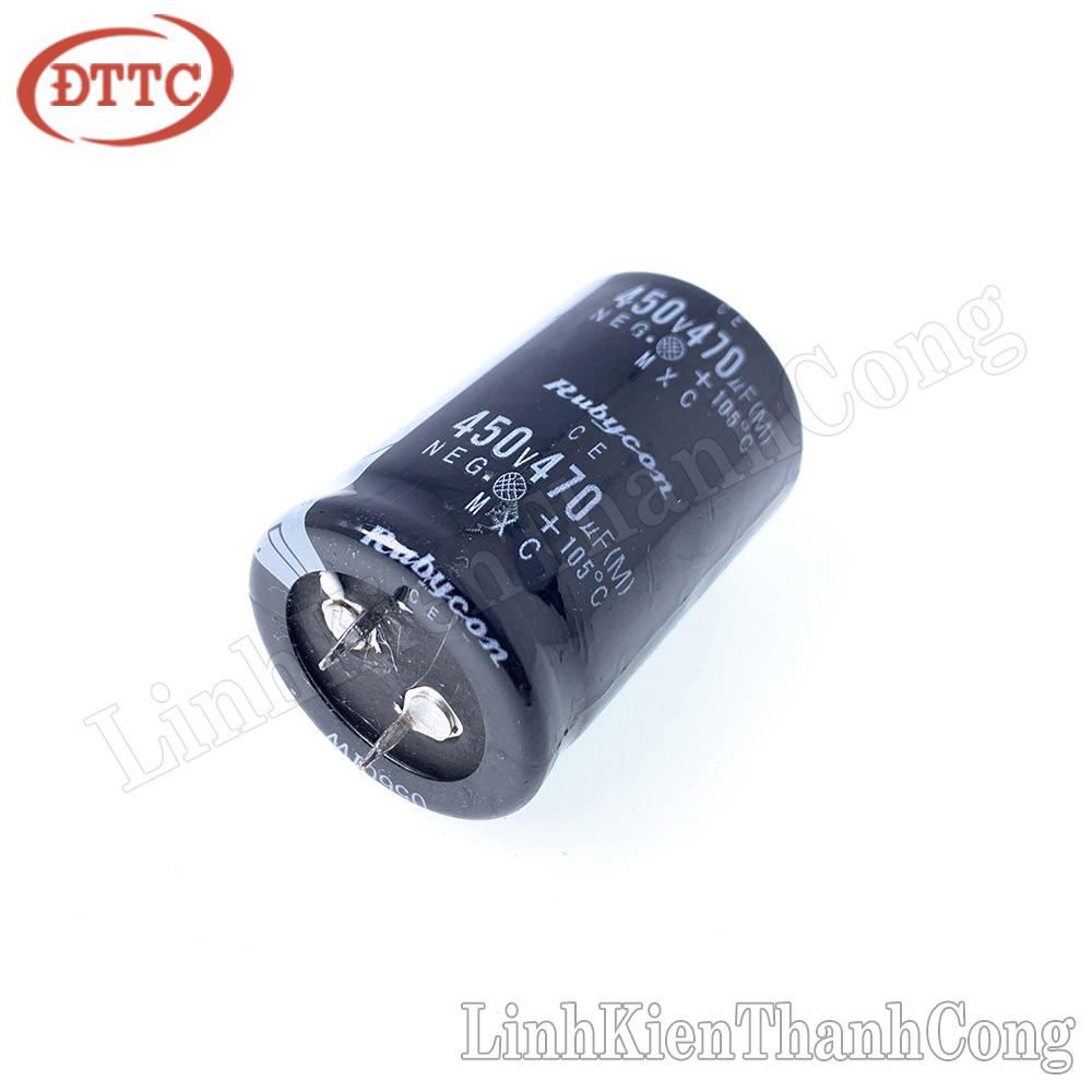 Tụ 470uf 450v chân cứng