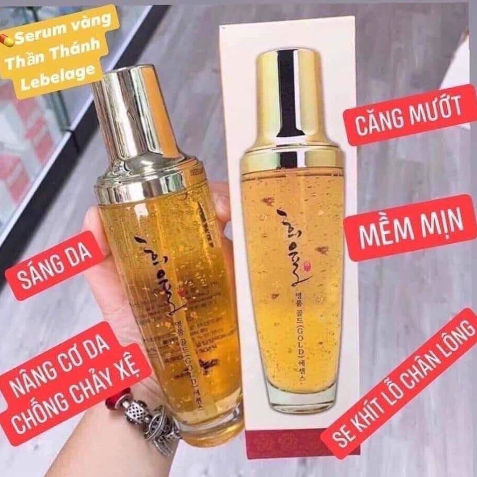 Serum Tinh Chất Vàng 24K Lebelage Hàn Quốc  Trắng Da Chống lão Hóa Cấp Ăm