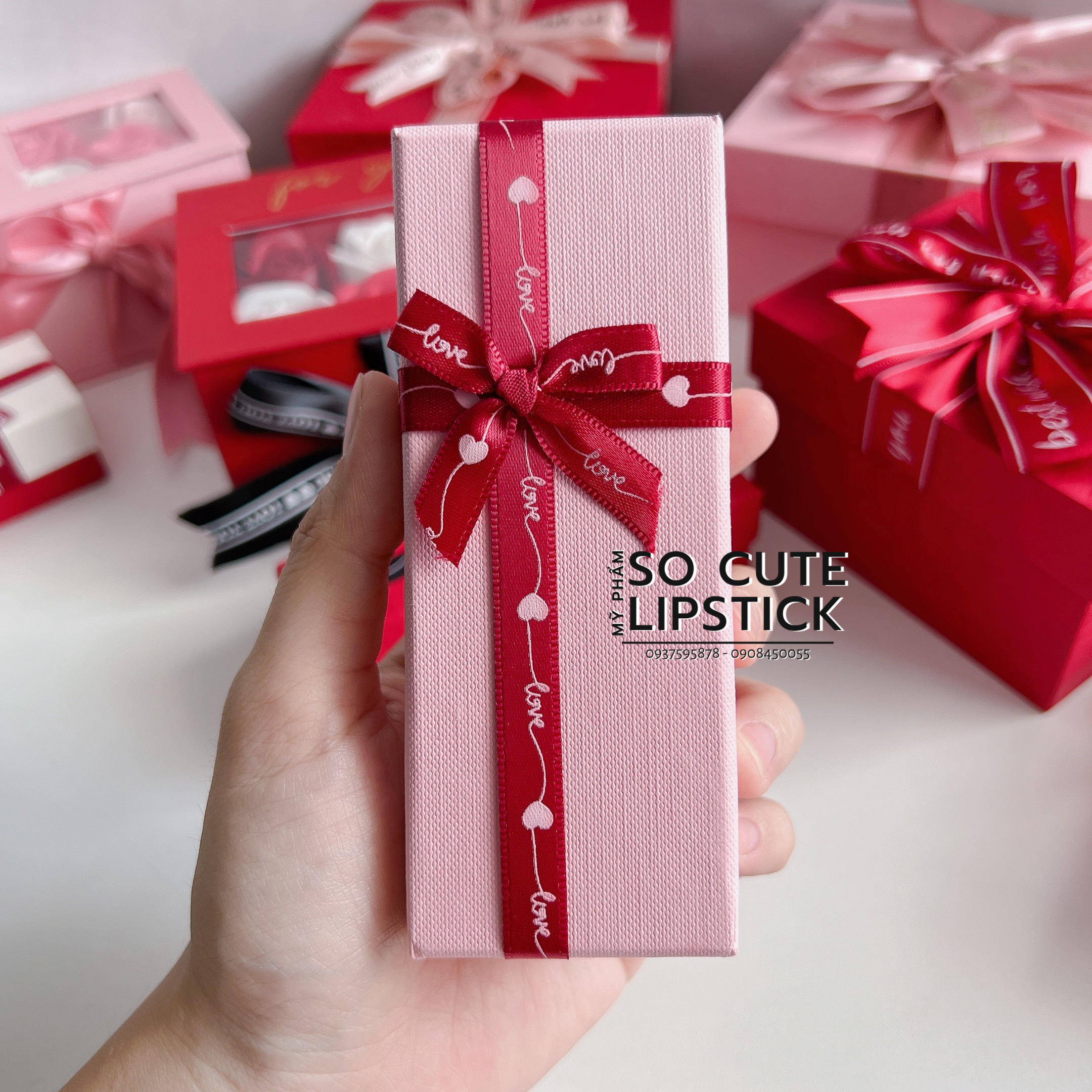 Hộp quà đựng son/ nước hoa mini