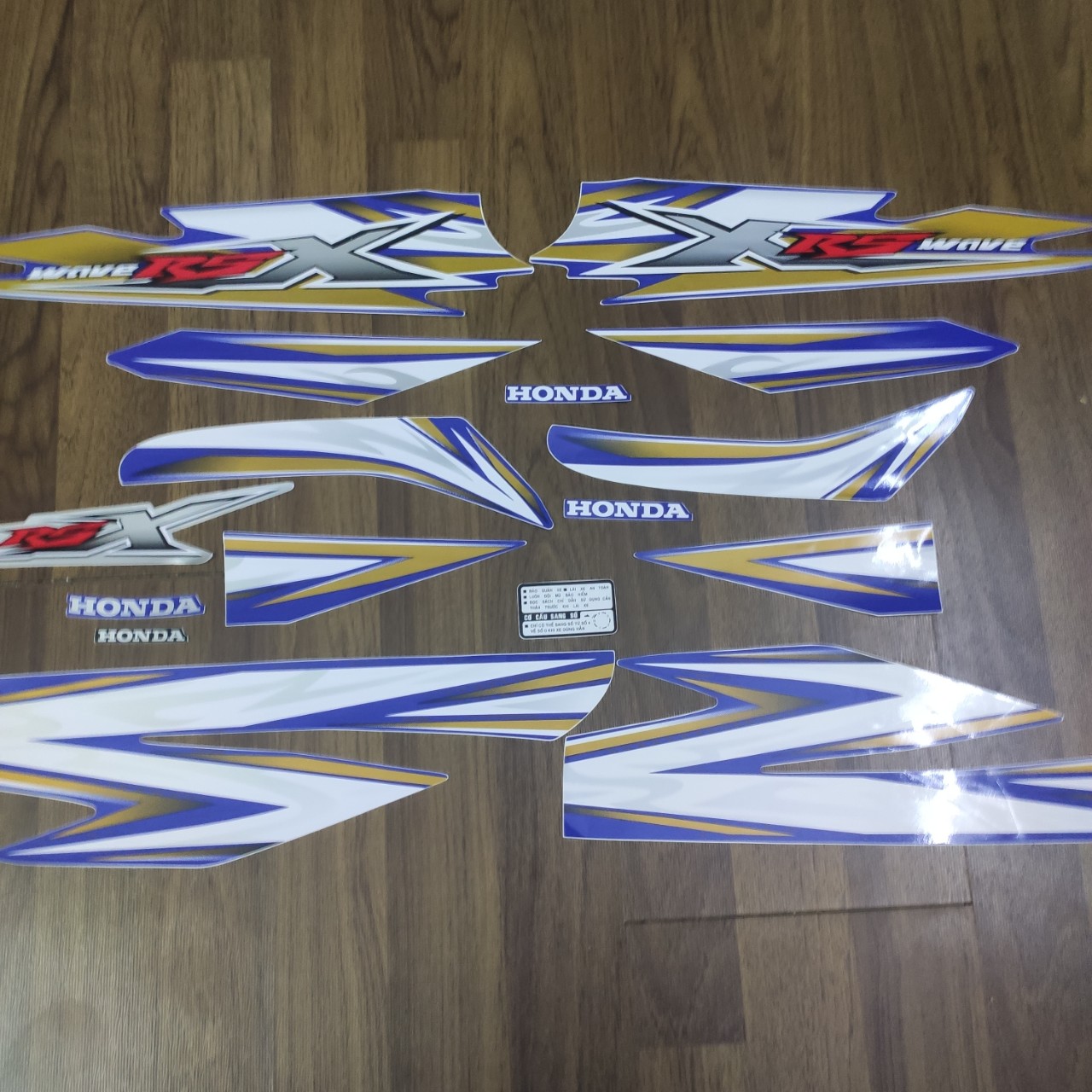 Bộ tem rời 3 lớp dán full xe honda wave rsx 110 2010 hàng cao cấp