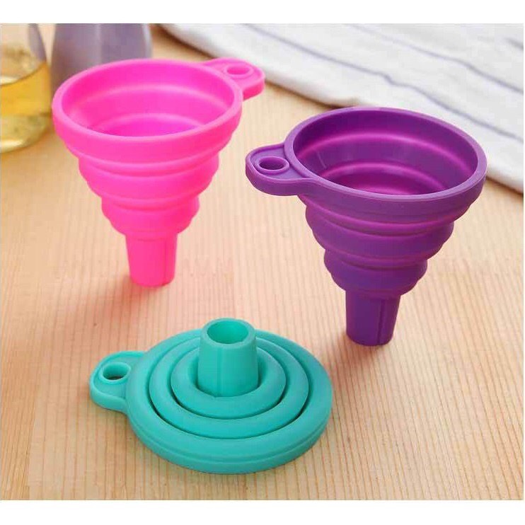Phễu mini gấp gọn silicon đa năng