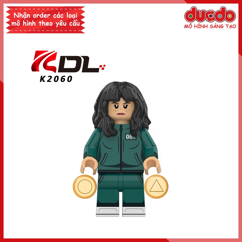 Minifigures trò chơi con mực squid game non lego - đồ chơi lắp ghép xếp hình mô hình mini kdl kdl808