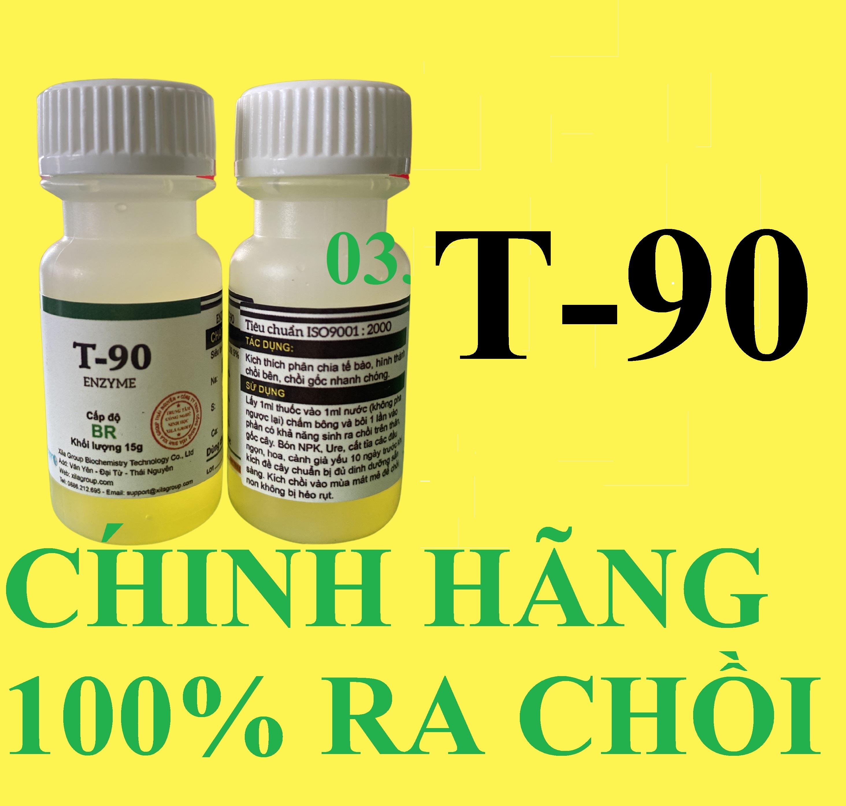 T90 Siêu Kích Mầm - Ra Chồi Cực Mạnh T90 thế hệ thứ 2 - Dùng Cho Mọi Loại Cây Trồng ( KÍCH CHỒI MẠNH - T90 THẾ HỆ 2)-T90 - tặng 1 gói dưỡng chồi
