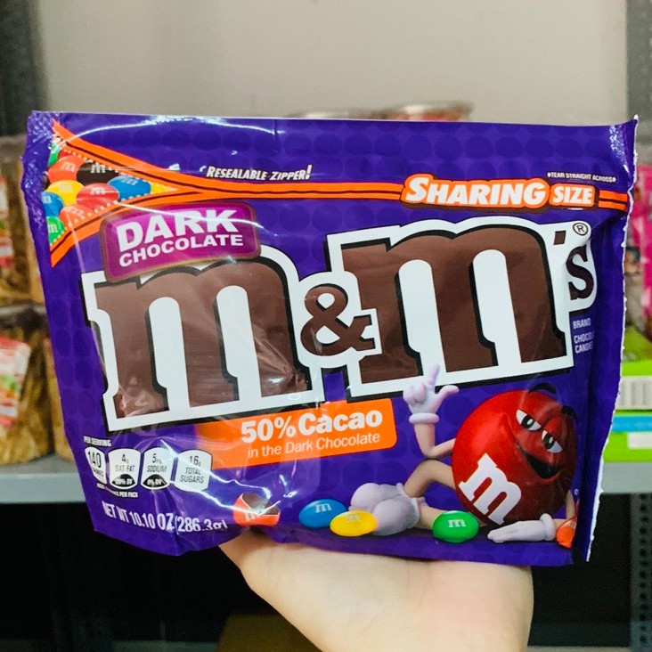 [Date T3/2024] Socola M&M túi zip Mỹ