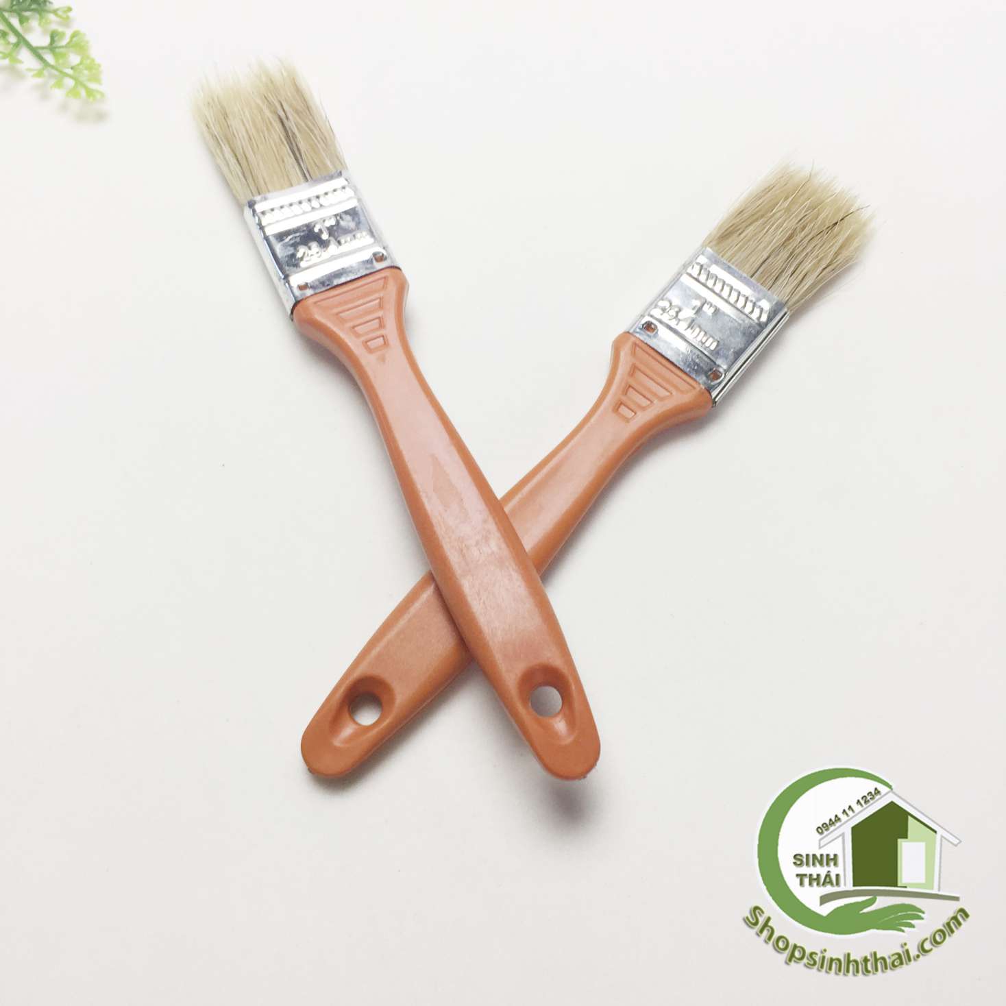 [HCM]Cây cọ quét sơn - chổi quét sơn lông vàng 1 phân