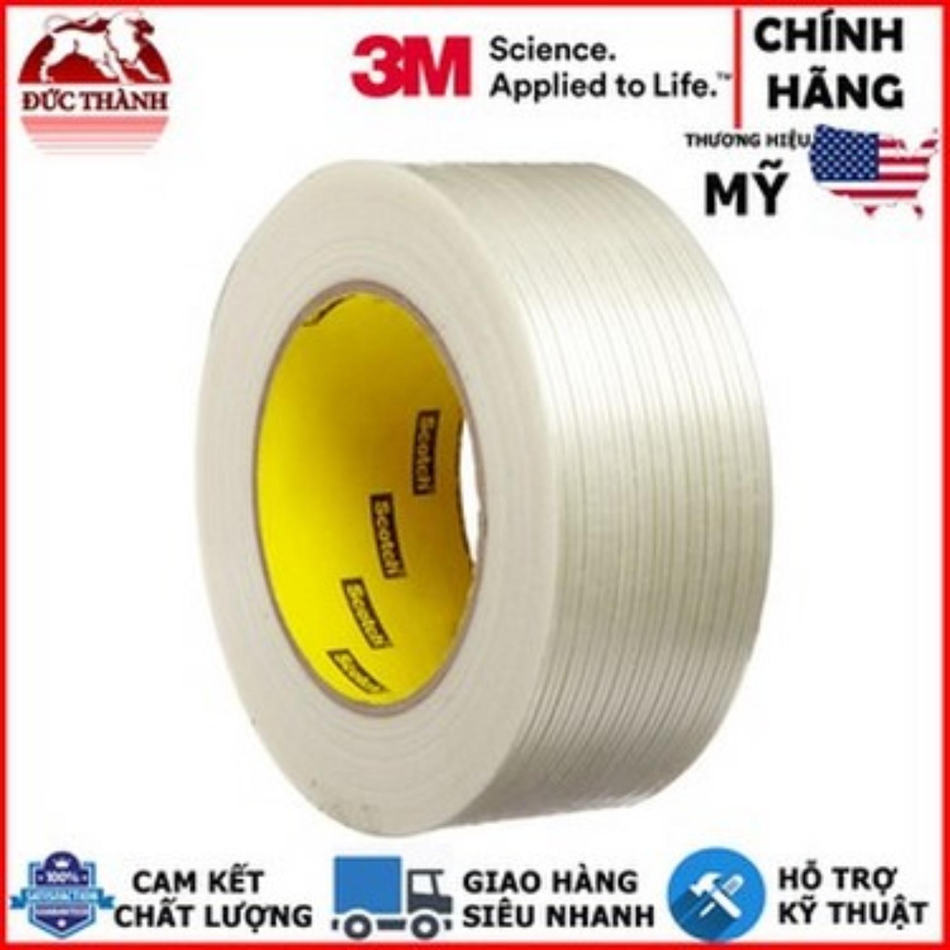 Băng keo gia cường sợi thủy tinh 3M Scotch Filament Tape 897 48mmx55m