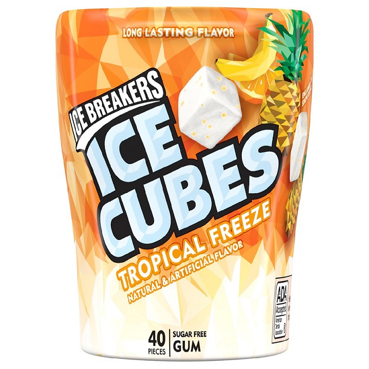 Singum Icebreakers Ice Cubes hộp 40 viên Mỹ. Nhiều vị