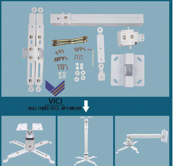 Giá Treo Trần Đa Năng 120CM Cho Máy Chiếu