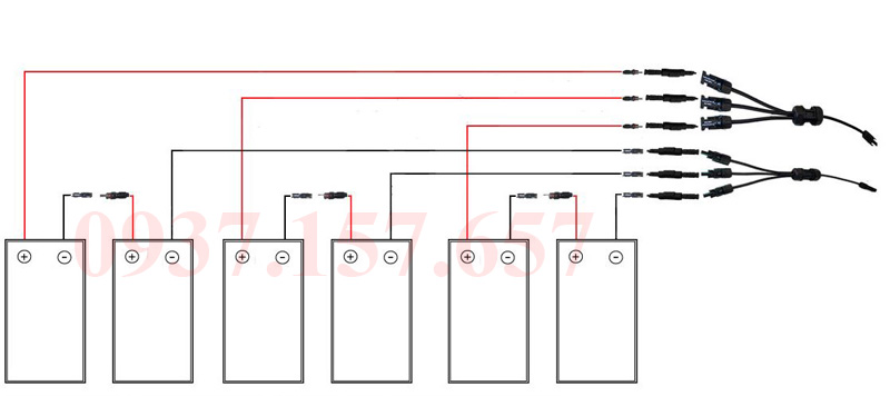 [HCM]Đầu nối MC4 Y3 ( vào 3 đầu ra 1 đầu)