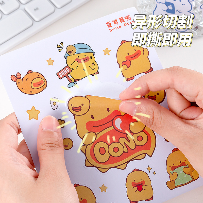 [8 Mẫu]Sticker Hình Dán Đáng Yêu Siêu Dính Không Thấm Nước