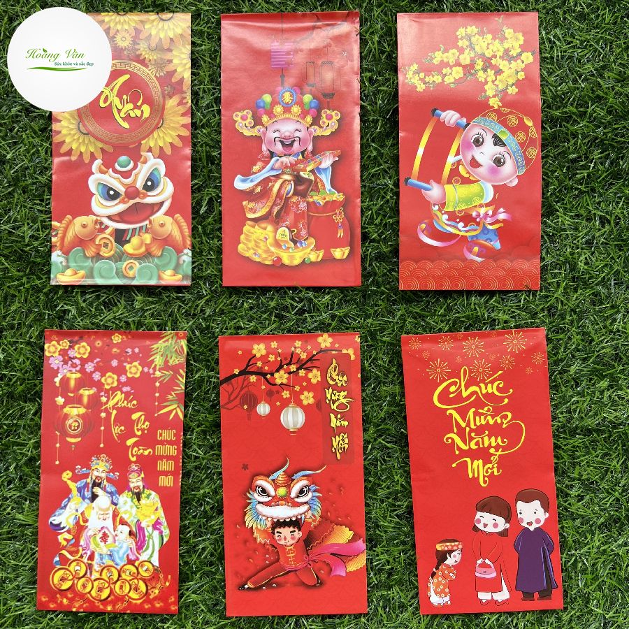 Combo 50 cái bao lì xì tết 2023