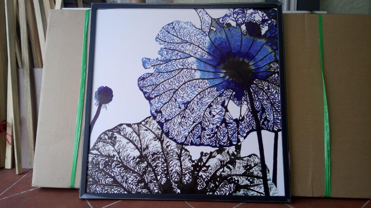 [HCM]Tranh canvas Sen nghệ thuật