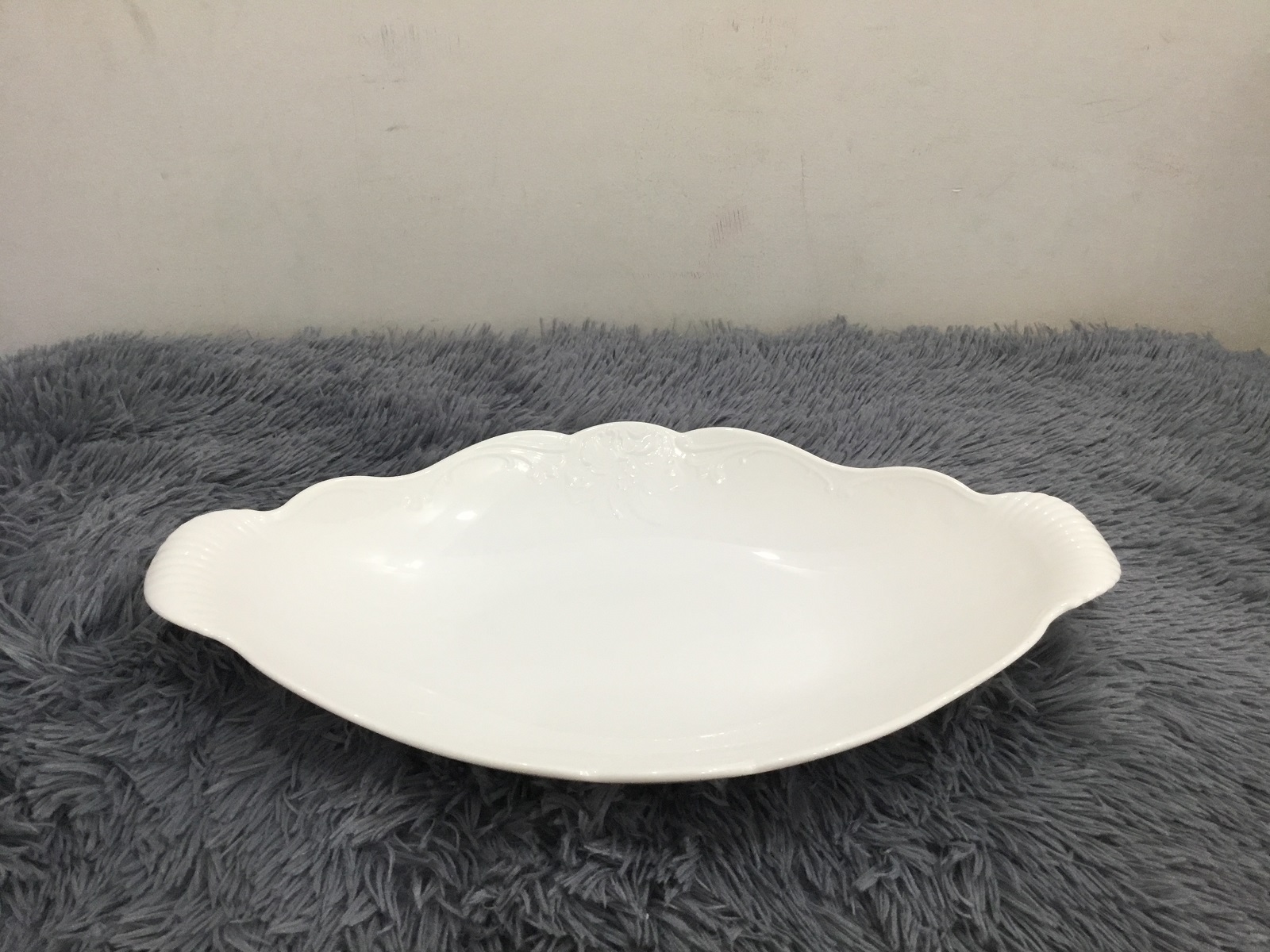 DĨA TRÁI CÂY 43X23.8X6 CM - GỐM SỨ MINH LONG I - HÀNG VIỆT NAM CHẤT LƯỢNG CAO