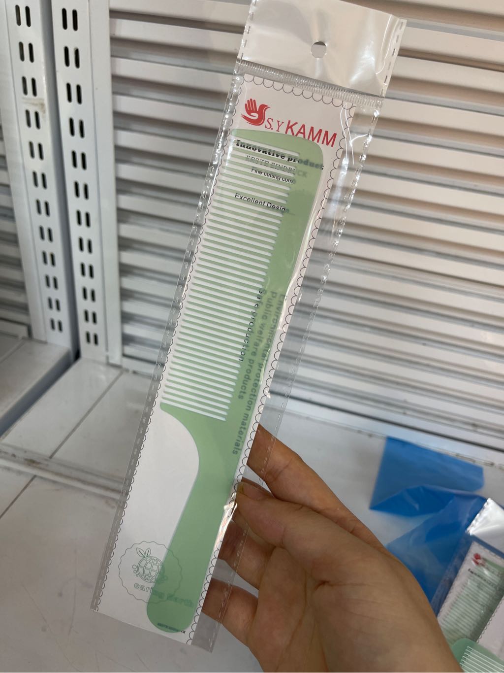 Lược nhựa siêu mỏng cắt tóc nam Kamm
