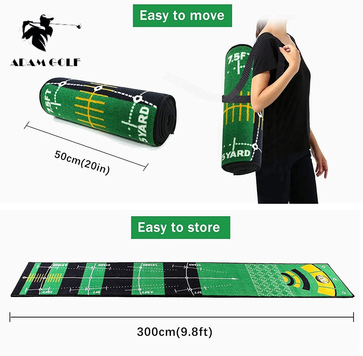 Thảm golf putting thế hệ mới - Loại 1 hàng nhập khẩu