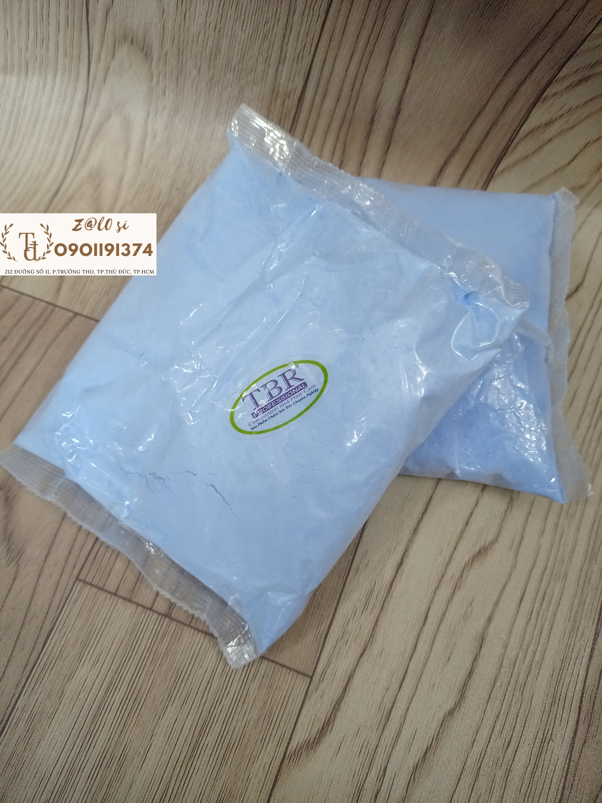 1kg Bột tẩy tóc màu xanh đậm