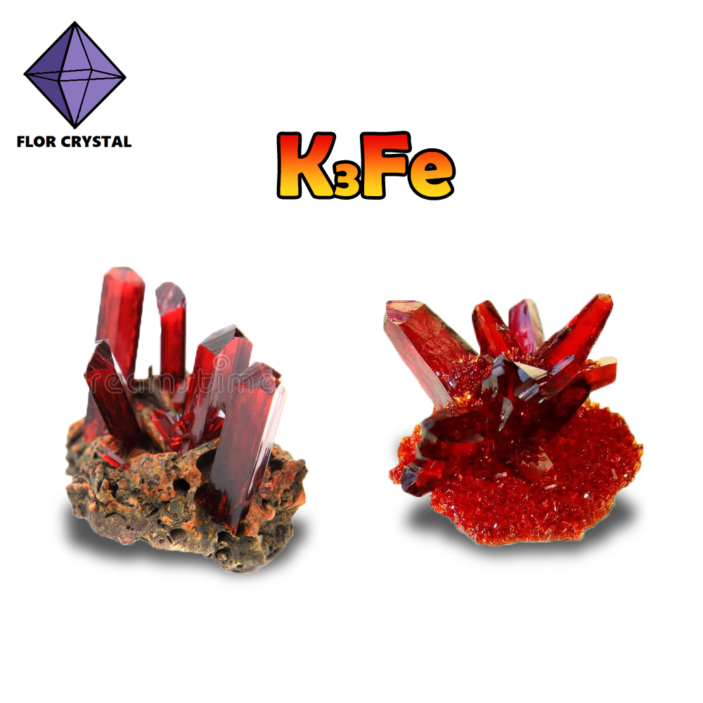 K3 Fe bộ nuôi tinh thể màu đỏ