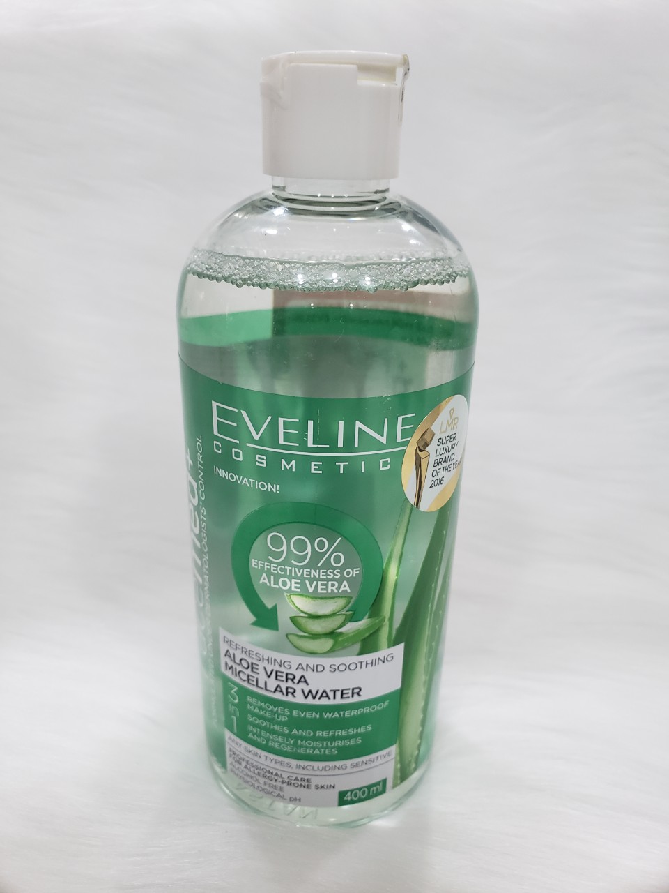[HCM]Nước tẩy trang Eveline lô hội 400ml