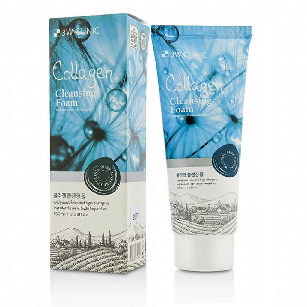 [HCM]Sữa Rửa Mặt Collagen 3W Clinic (100ml)