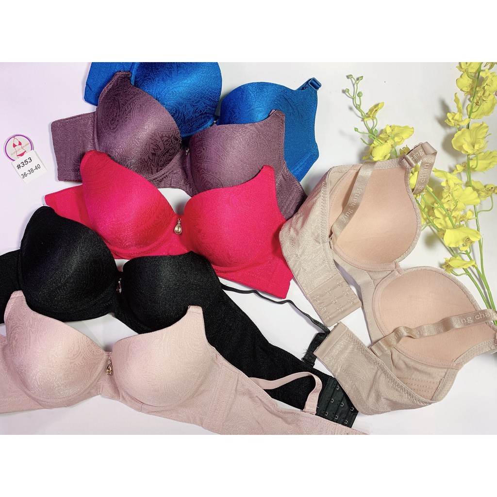 [HCM] bra cup C elastic brocade sucking shaper slim form bust big-353