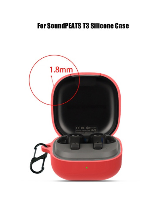 Case silicone đen cho Tai nghe Soundpeats T3