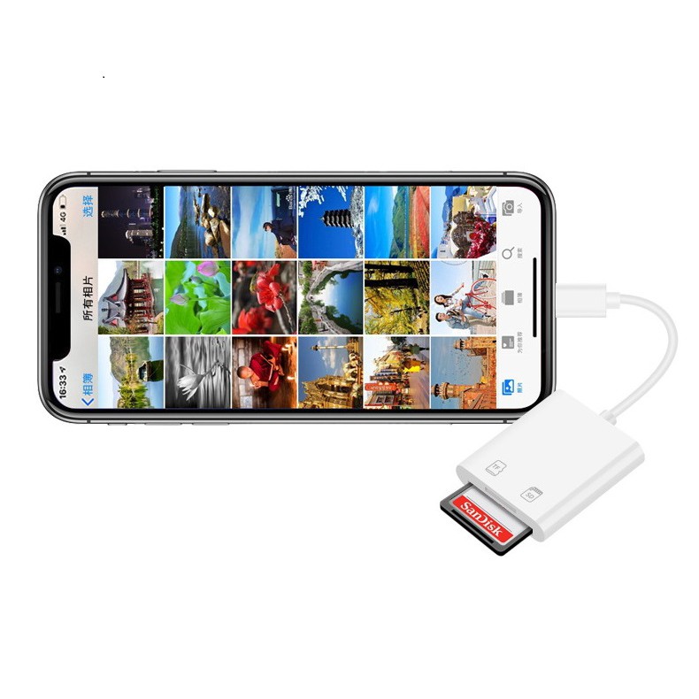 [HCM]Đầu đọc thẻ nhớ iPhone iPad ( SD / Micro SD )