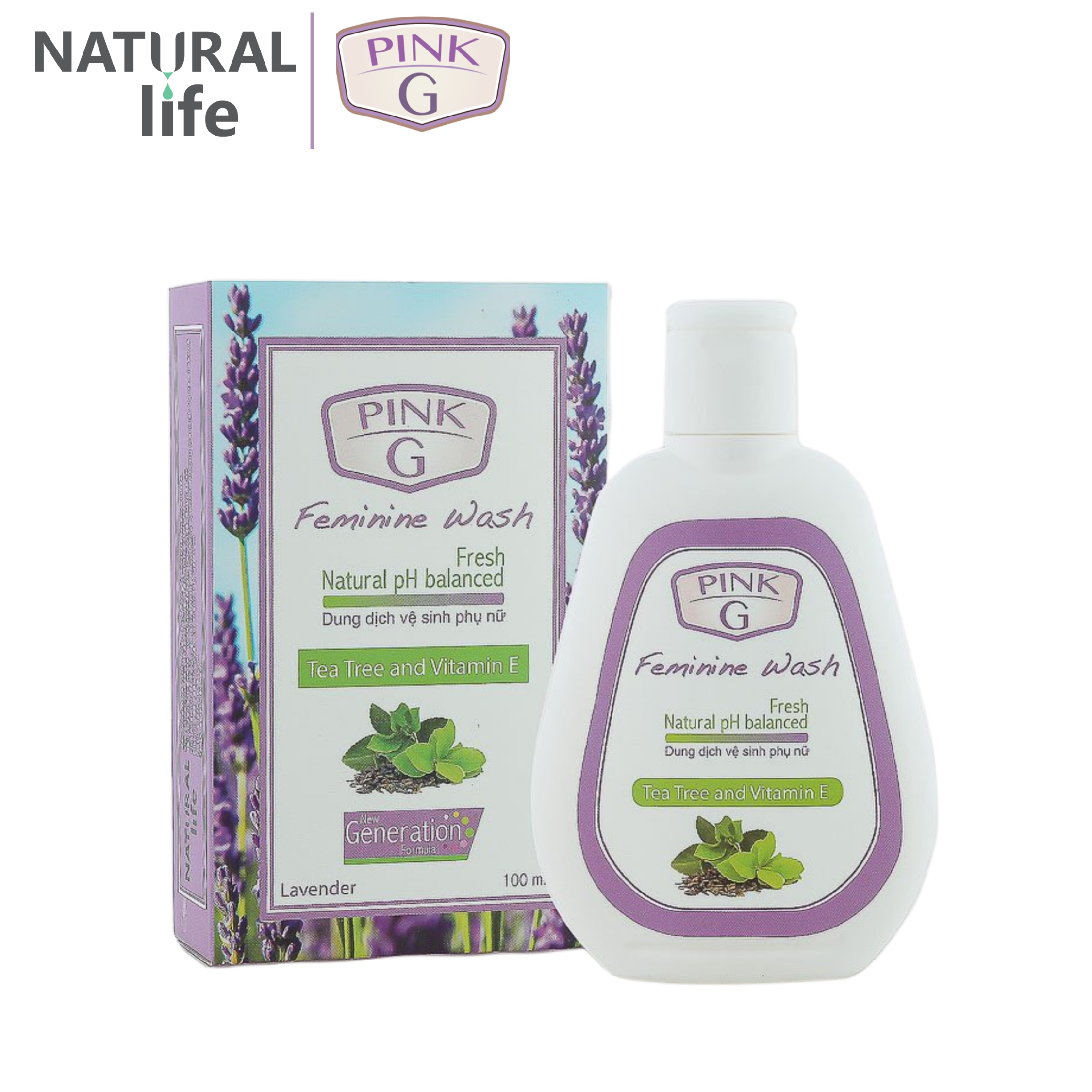 Dung Dịch Vệ Sinh Phụ Nữ PinkGW 100g - Lavender